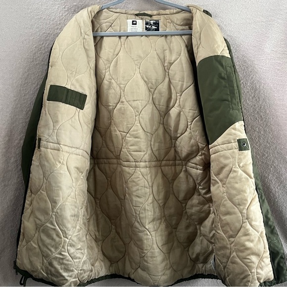 Burton Analog AG Parka Insulated Coat-Men’s L-Army Green-Snowboarding-Ski-Snow - Picture 6 of 13